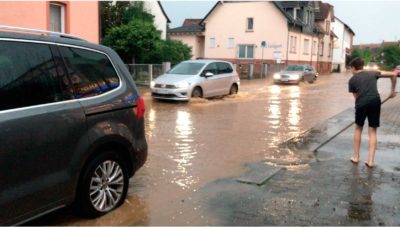 Hochwasser in Somborn