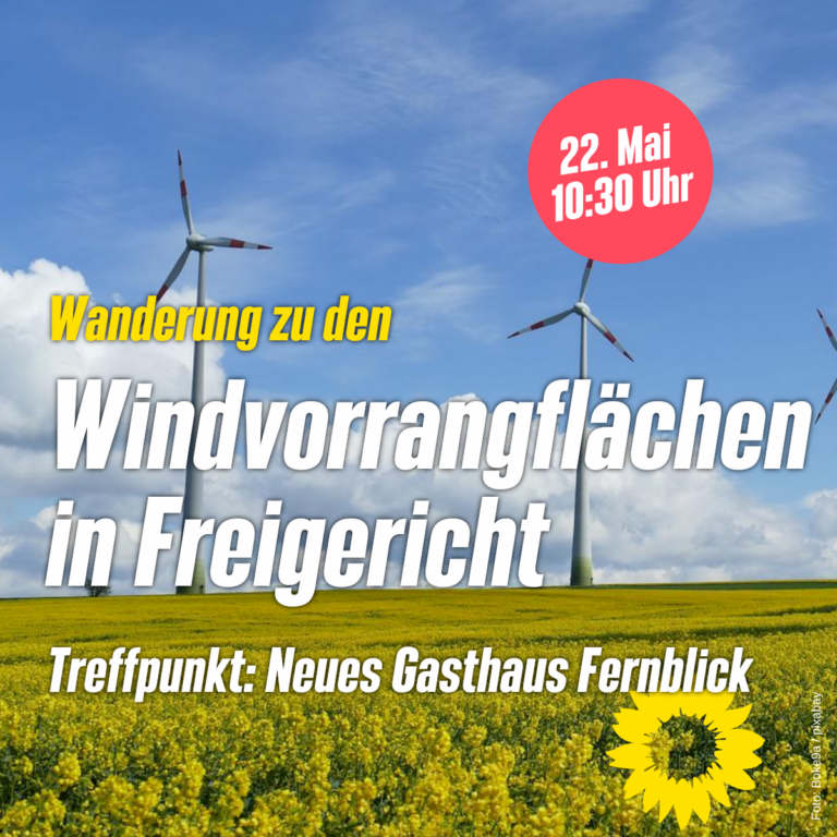 Spaziergang zur Windvorrangfläche am Sonntag, 22.5.2022